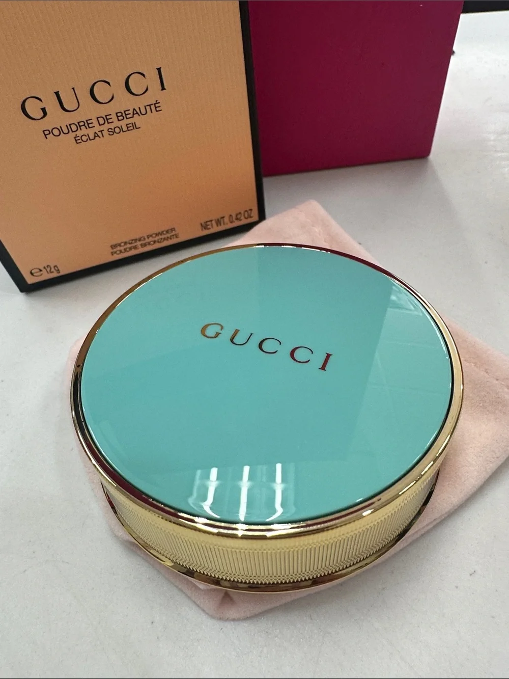 Gucci Poudre de Beauté Éclat Soleil Compact Bronzer - Tan & Gold